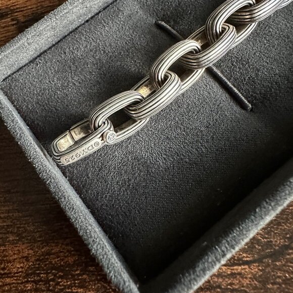 David Yurman Royal Cord Link Bracelet - 10mm - Small - RARE - Picture 8 of 16